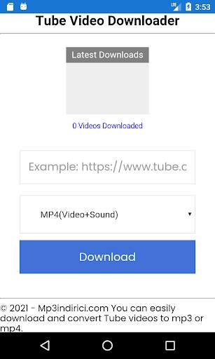 Tube Downloader screenshot 1