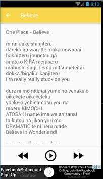One Piece Music & Lyrics screenshot 3