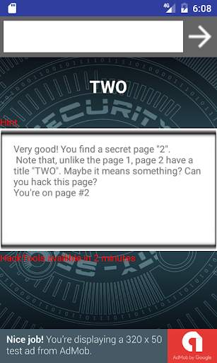 Hack test screenshot 3