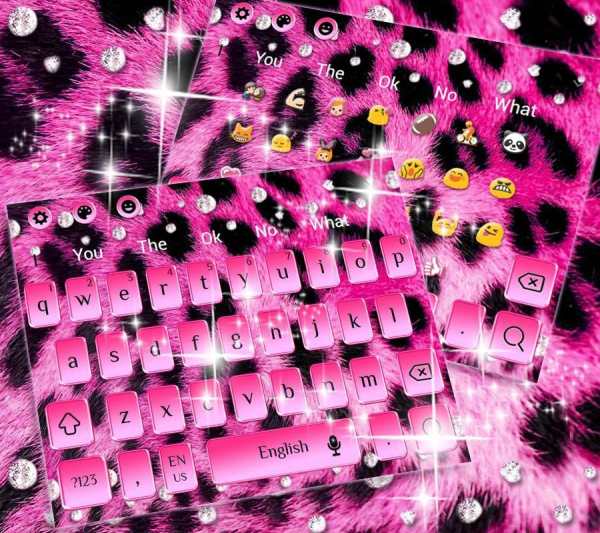 Sexy Leopard Print Keyboard Theme screenshot 2