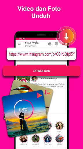 DownReels: Reels & Pengunduh Video untuk Instagram screenshot 1