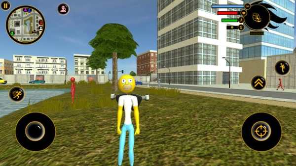 Jetpack Stickman Simpso Rope Hero screenshot 2