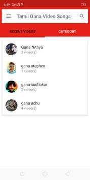 Tamil Gana Video Songs screenshot 1