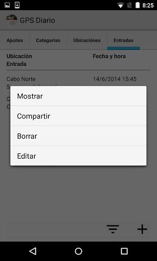 GPS Diario (Test) screenshot 5