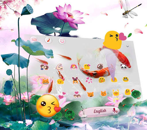 New Koi Fish Live Wallpaper Theme screenshot 3