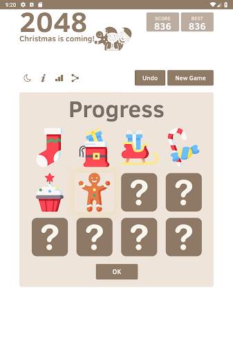 2048 Christmas 🎁 Puzzle Game screenshot 11