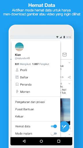 Twitter Lite screenshot 1