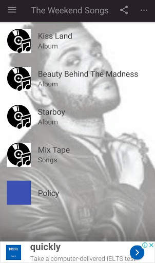 The Weekend Songs screenshot 2