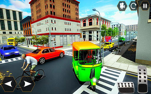 Tuk tuk Chingchi Rickshaw: City Rickshaw driver screenshot 4