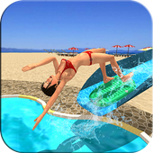 Water Slide Uphill Adventure : Real Rush 3D Racing icon