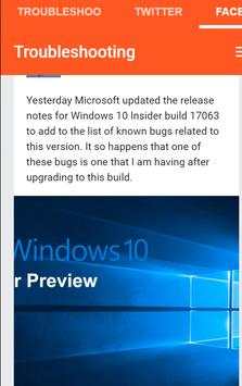Troubleshooting screenshot 3