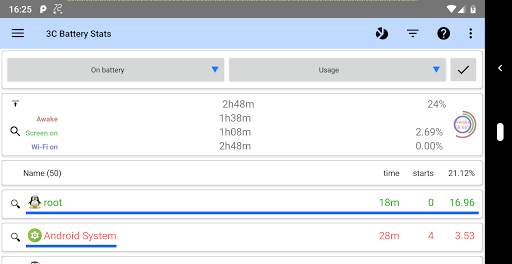 3C Legacy Battery Stats screenshot 2