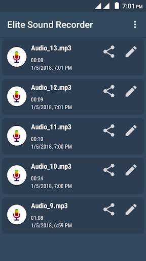 Elite Sound Recorder: Free Voice & Audio Recording screenshot 3