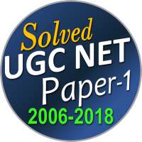 UGC NET - NTA Net Solved Paper-1 (2006-2018) 13 Yr on 9Apps