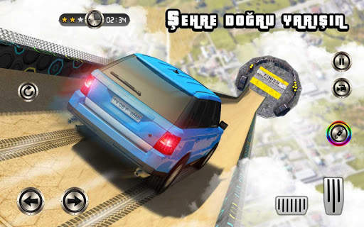 Mega rampa Kruvazör arabası dublör yarış oyunlar screenshot 14
