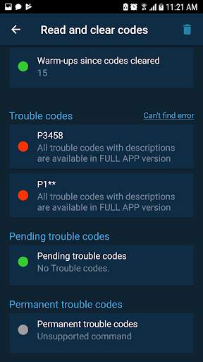 Obd Harry - ELM car scanner screenshot 3