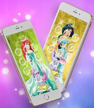 Disney Princess Lock Screen Phone screenshot 6
