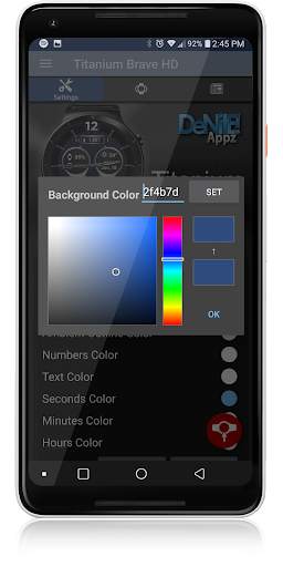 Titanium Brave HD WatchFace Widget Live Wallpaper screenshot 5