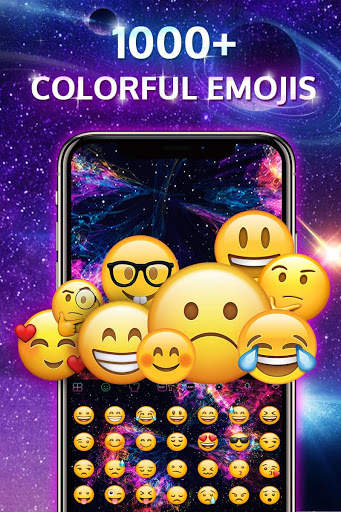 Sparkling Galaxy Animated keyboard screenshot 3