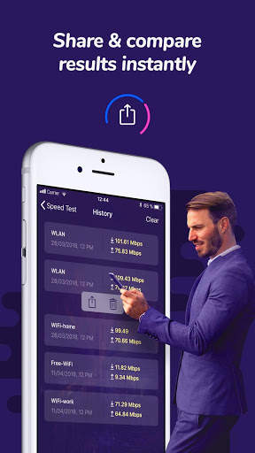 Internet speed test PRO : Ping test | Speed tester screenshot 3