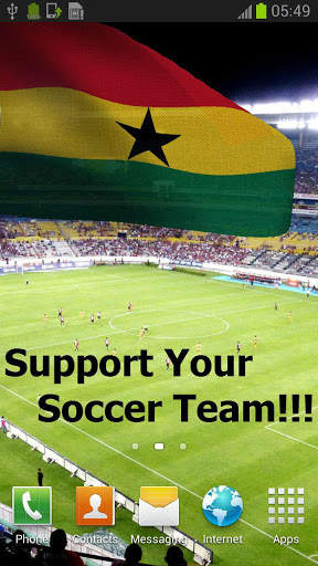 Ghana Flag Live Wallpaper screenshot 1