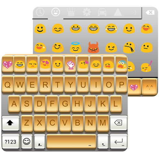 Arabic Gold Emoji Keyboard icon