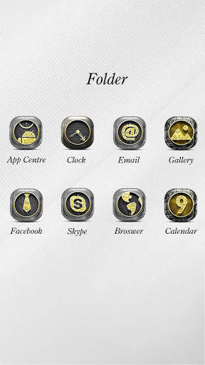 Gentleman Go Launcher Theme screenshot 4