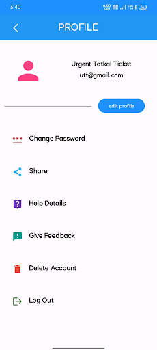 Urgent Tatkal Ticket - UTT screenshot 3