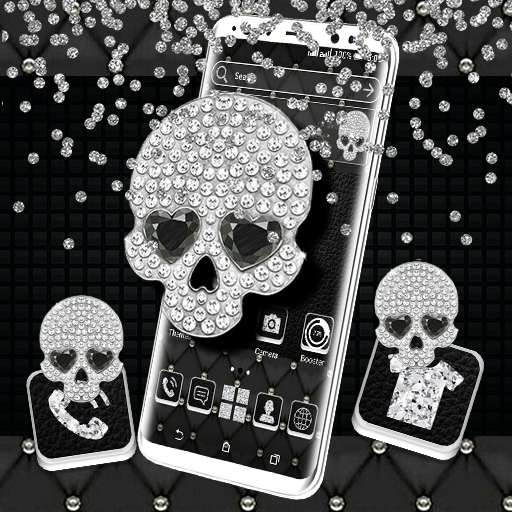 ikon Skull Diamond Launcher Theme