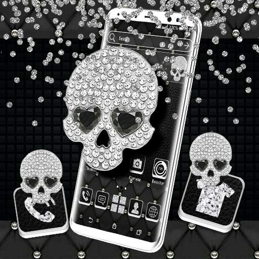 Skull Diamond Launcher Theme 2.7