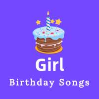 Birthday song for Girl logo