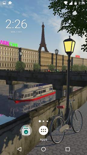 Paris Bridge 3D Live Wallpaper screenshot 4