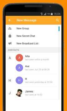 Messenger with tango screenshot 4