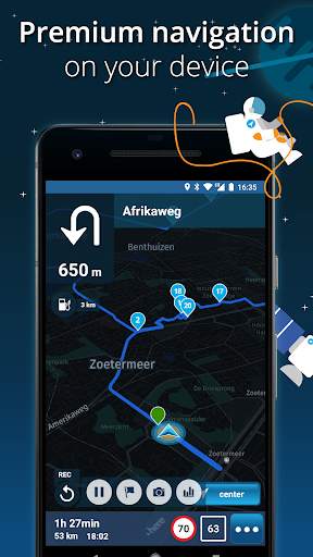 MyRoute-app Navigation: route editing & navigation screenshot 1