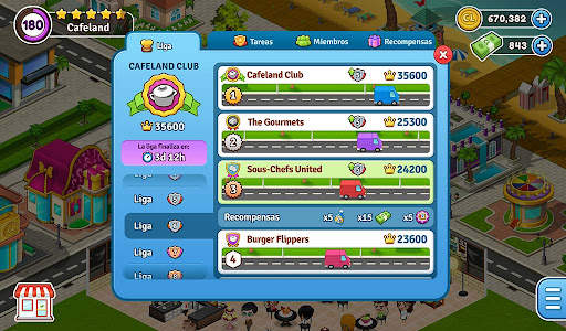 Cafeland: Juego de Restaurante screenshot 15