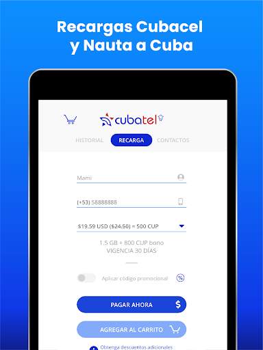 Cubatel - Recargas a Cuba screenshot 10