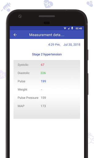 Blood Pressure Chart Log screenshot 4