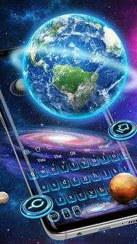 3D Earth keyboard Theme screenshot 2