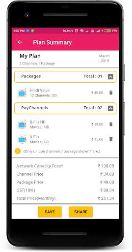 TRAI Channel Price List for DTH and Cable स्क्रीनशॉट 4