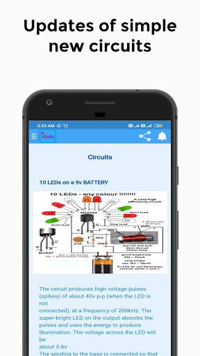 icircuit | learn electronics circuit screenshot 7
