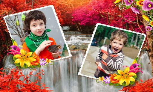 Beautiful Garden Dual Photo Frame Application screenshot 7