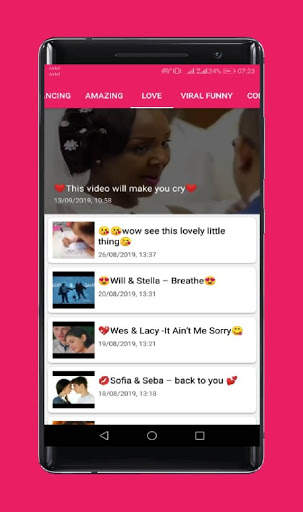 Love Funny Videos 💋 screenshot 4