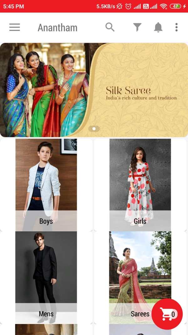 Anantham Silks screenshot 1