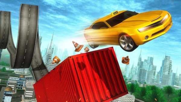 Crazy Taxi Stunts: Car Driving Games screenshot 1