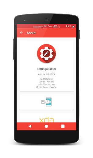Settings Editor 7 تصوير الشاشة