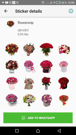 WAStickerApps Flowers 🌸🌷🌹  Bouquet Stickers screenshot 4