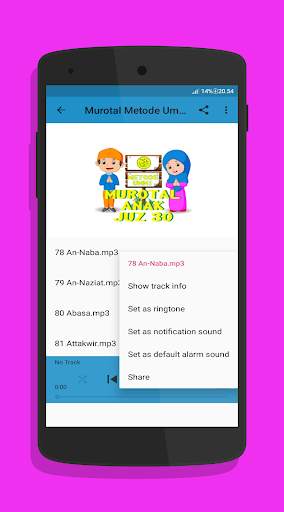 Murotal Anak Juz 30 Metode Ummi screenshot 3