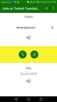 Urdu to Turkish Translation screenshot 4