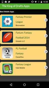 King of Drafts app screenshot 1