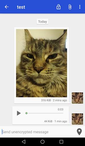 Onion Messenger is Chat anonymous with encryption screenshot 3